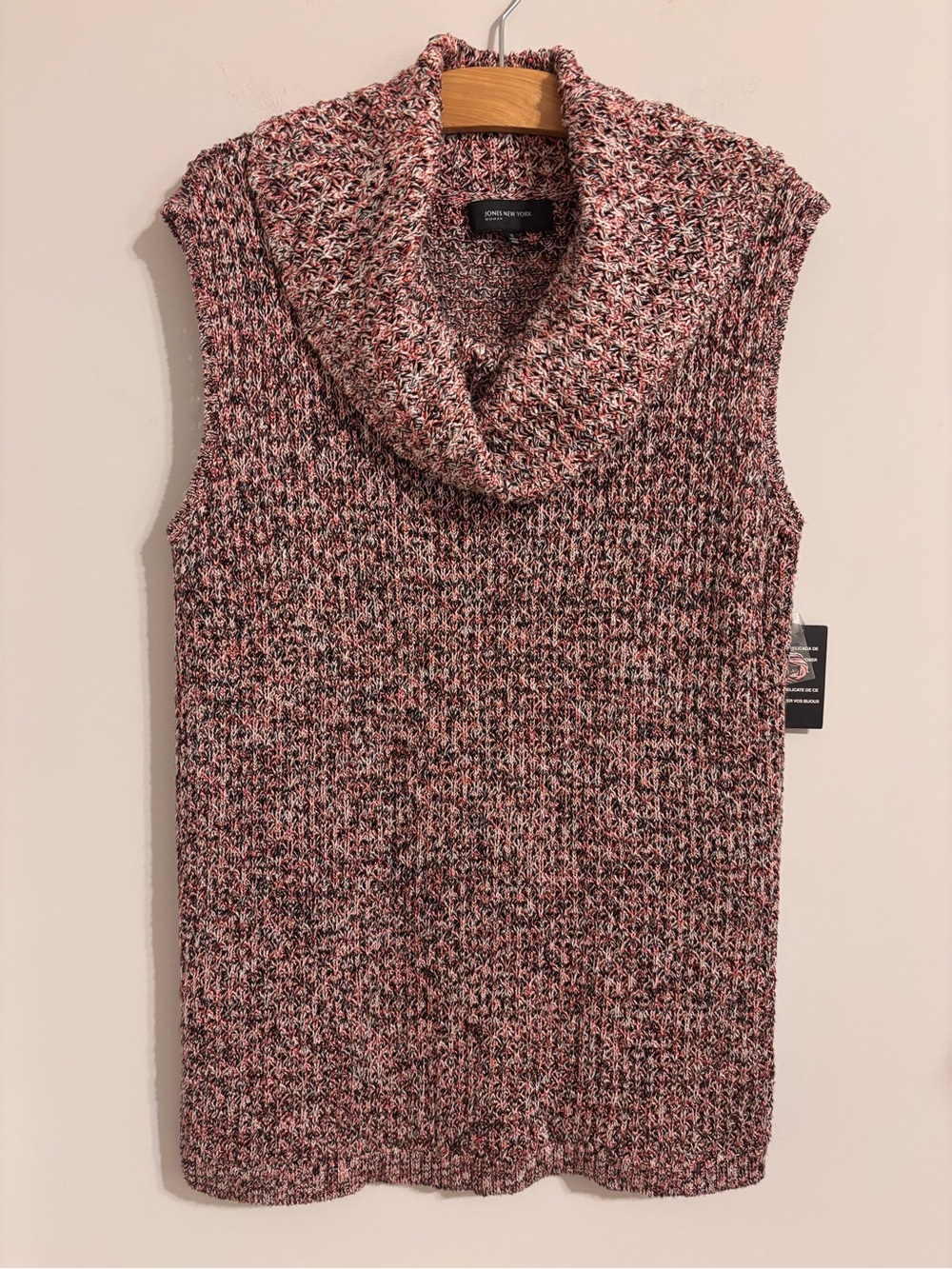 Jones New York NWT sleeveless cowl neck sweater